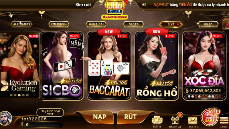 Giới thiệu về trò chơi Baccarat tại Hitclub