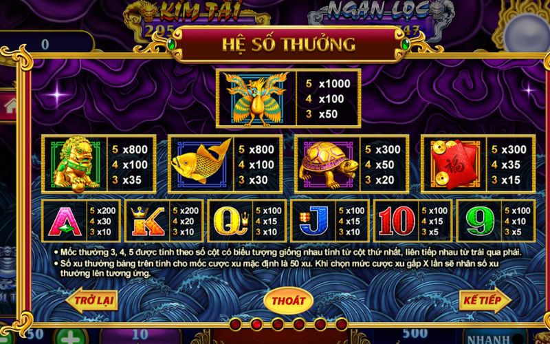 Săn jackpot Kho Báu Tứ Linh